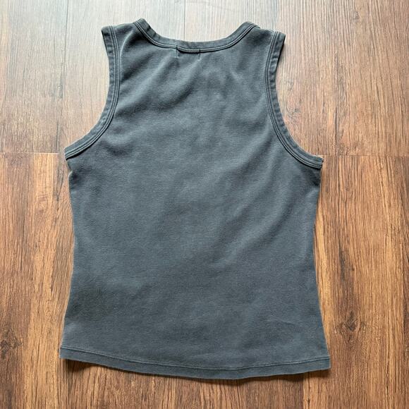 Zara Basic Graphic Tank Top Rose & The Blues Band Black Women’s L - Picture 2 of 7